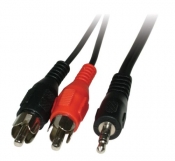 KABEL MINIJACK/2X CINCH 5M CCA-458-5M