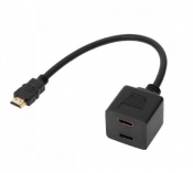 ADAPTER HDMI-2xHDMI LANBERG AD-0019-BK