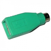 ADAPTER USB-WTYK PS/2 ZIELONY ZLA0502-2