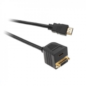 ADAPTER HDMI-DVI/HDMI (24+5) 0.2M 02-1030 00014