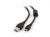 KABEL USB-MINI 0.3M CA-USBK-10CC-0003-BK AM-BM5P