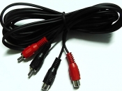 KABEL STEREO 2XCHINCH PRZEDUACZ 5.0M PMU-210