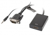 ADAPTER VGA NA HDMI+AUDIO LANBERG