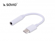 ADAPTER Z USB-C TYP C NA MINIJACK 3.5 SAVIO AK-35