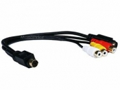 KABEL AUDIO VIDEO S-VIDEO - 4xRCA CINCH