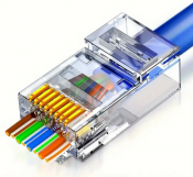 SIEC WTYK RJ45 CAT 6e UTP PRZELOTOWE 